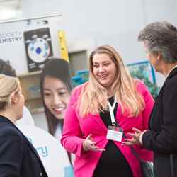 Members of the RSC team before the Science and the Parliament event